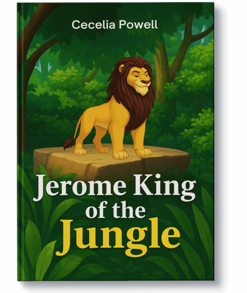 jerome the king of the jungle mockup